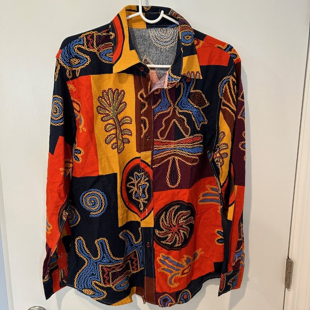 Men's casual linen shirt